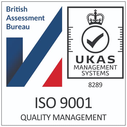 ISO 9001 Quality Management accreditation